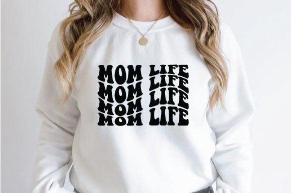 Retro Mom Life SVG: Graphics for Crafts