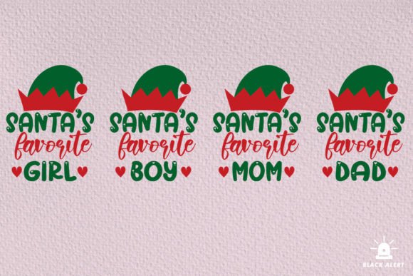 Santa's Favorite Family SVG: Christmas Graphics for Crafts